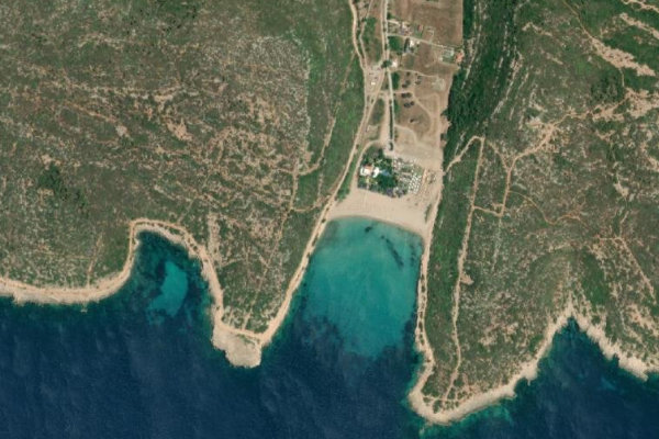 Satellitenbild der Umgebung von Plaj (Urla)
