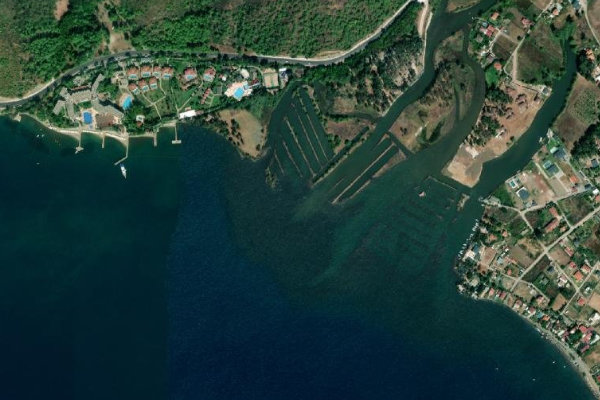 Satellitenbild der Umgebung von Hisarönü