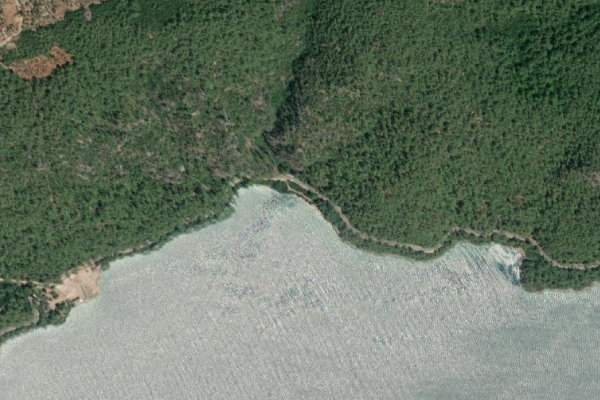 Satellitenbild der Umgebung von Plaj (Menteşe)