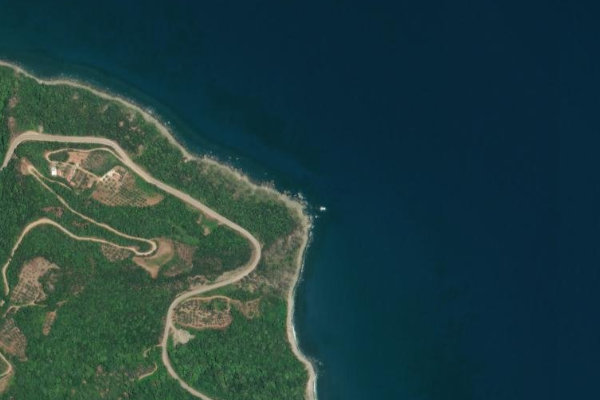 Satellitenbild der Umgebung von Ákra Dhermatás