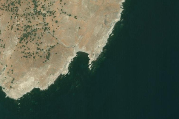 Satellitenbild der Umgebung von Ákra Kopaniá