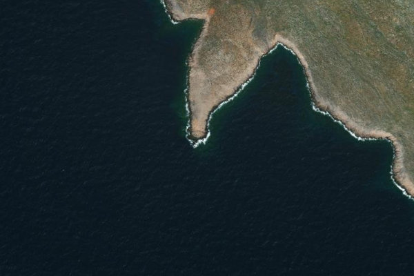 Satellitenbild der Umgebung von Ákra Tyliakoú