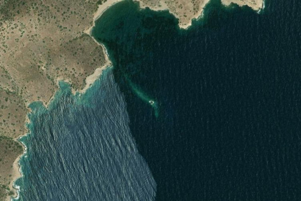 Satellitenbild der Umgebung von Vráchos Antoniós