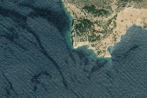 Satellitenbild der Umgebung von Ákra Ágios Vasíleios
