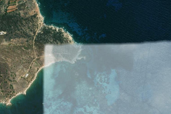 Satellitenbild der Umgebung von Ákra Fókia