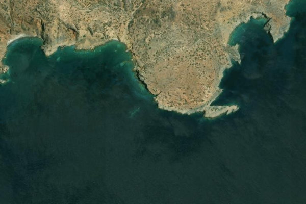 Satellitenbild der Umgebung von Vráchoi Feirá