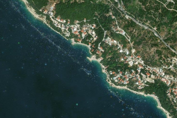 Δορυφορική εικόνα της περιοχής γύρω από Ivanci