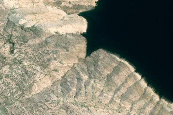 Δορυφορική εικόνα της περιοχής γύρω από Preura