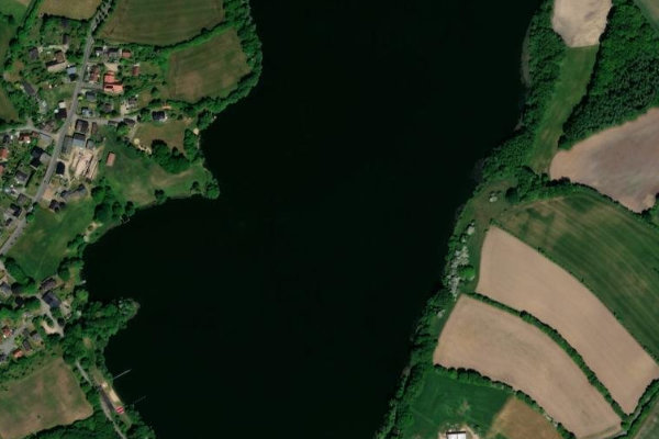 Δορυφορική εικόνα της περιοχής γύρω από Borgdorfer See