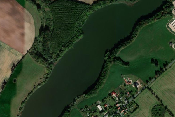 Δορυφορική εικόνα της περιοχής γύρω από Möllenbecker Haussee