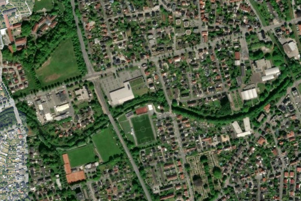 Δορυφορική εικόνα της περιοχής γύρω από Berkel (Coesfeld)