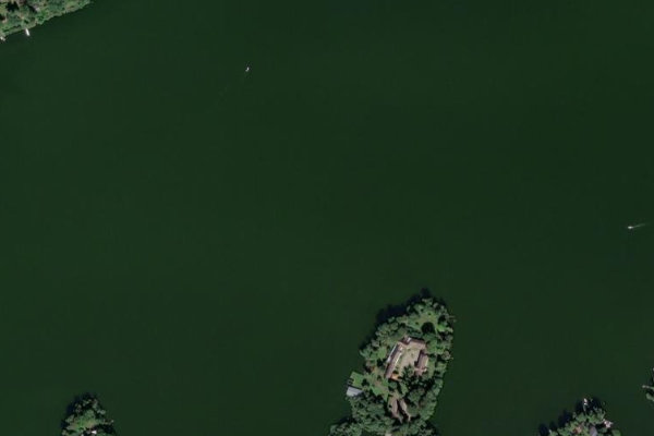 Δορυφορική εικόνα της περιοχής γύρω από Teupitzer See