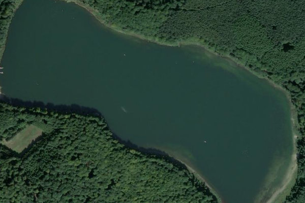 Δορυφορική εικόνα της περιοχής γύρω από Wolgastsee