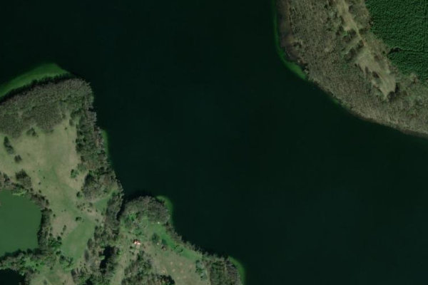 Δορυφορική εικόνα της περιοχής γύρω από Gudelacksee