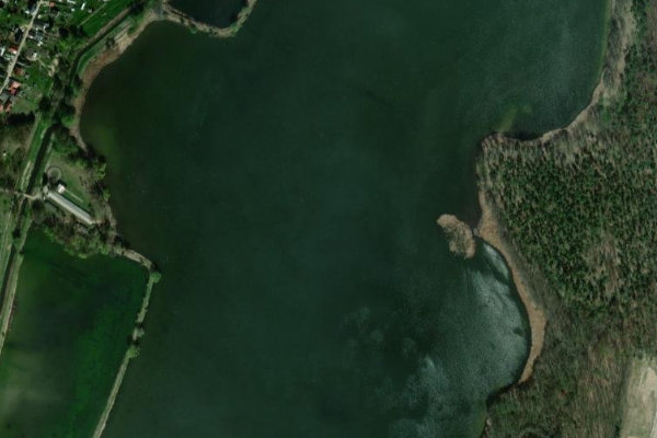 Δορυφορική εικόνα της περιοχής γύρω από Kietzer See