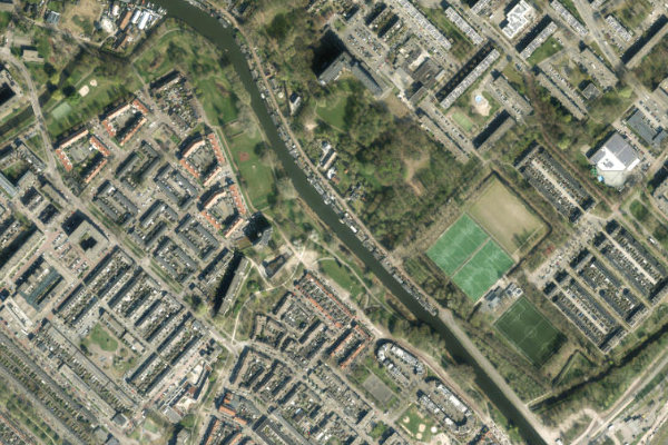 Δορυφορική εικόνα της περιοχής γύρω από Vecht (Utrecht)