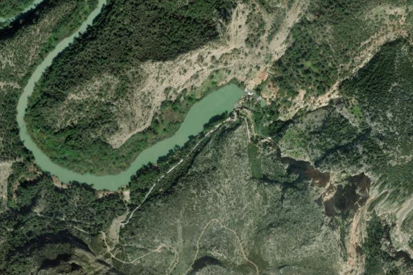 Δορυφορική εικόνα της περιοχής γύρω από Río Ardales (Ardales)