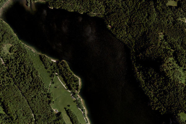 Δορυφορική εικόνα της περιοχής γύρω από Schwarzensee (Au)