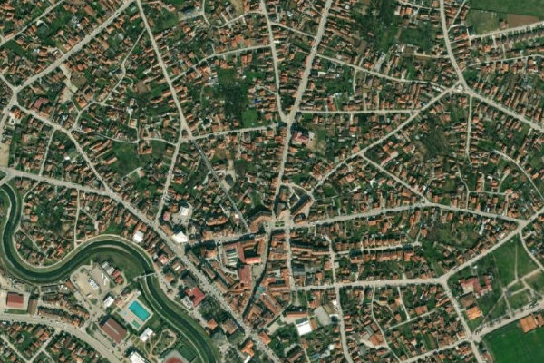 Δορυφορική εικόνα της περιοχής γύρω από Resava – Svilajnac