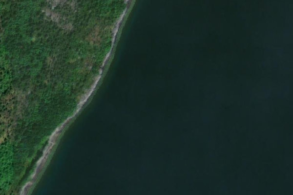 Δορυφορική εικόνα της περιοχής γύρω από Gravneset