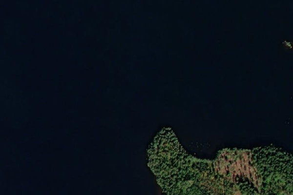Δορυφορική εικόνα της περιοχής γύρω από Saaramanjärvi