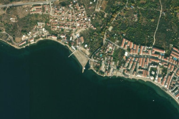 Δορυφορική εικόνα της περιοχής γύρω από Büyükkumla Deresi