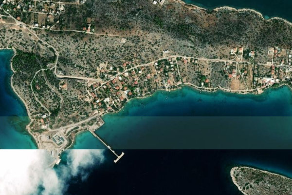 Δορυφορική εικόνα της περιοχής γύρω από Íremo Kýma