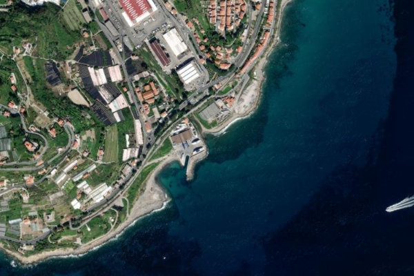 Satellite image of the area around Rio Armea