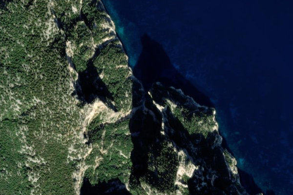 Satellite image of the area around Bacu Mudaloru