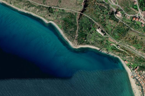 Satellite image of the area around Tuccina