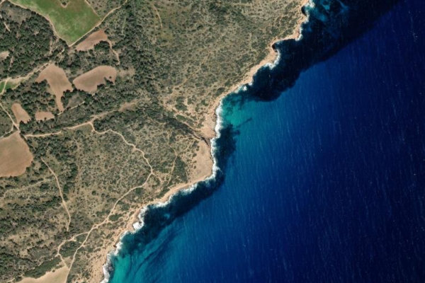 Satellite image of the area around torrent d'en Barragot