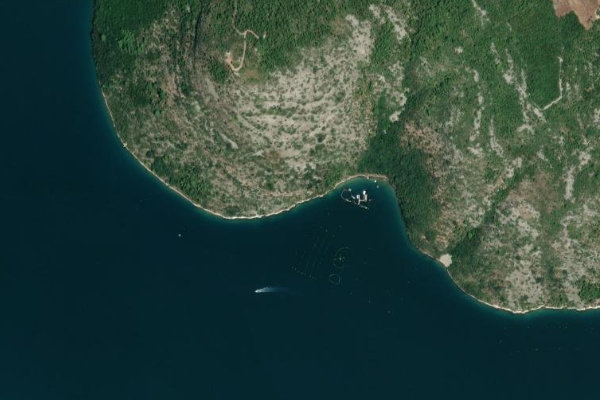 Satellite image of the area around Burjaki