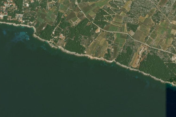 Satellite image of the area around Ivan Dolac