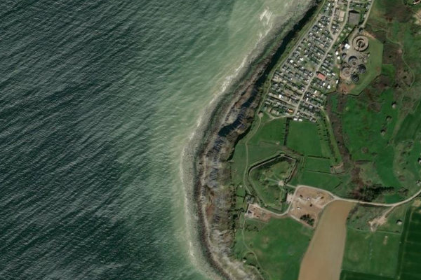 Satellite image of the area around Cap d'Alprech
