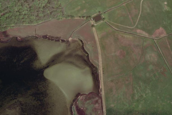 Satellite image of the area around Bauerhof