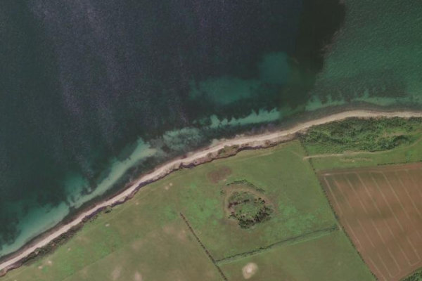 Satellite image of the area around Blank-Eck