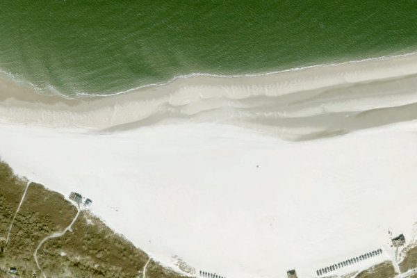 Satellite image of the area around Vrouwenpolder