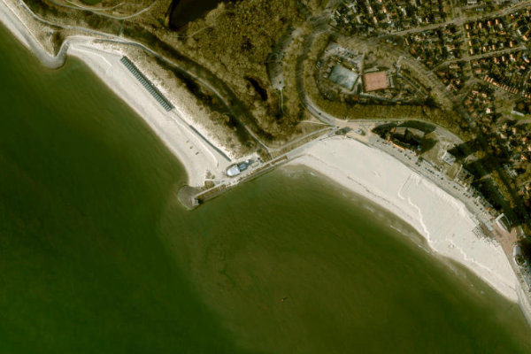 Satellite image of the area around Vlissingen