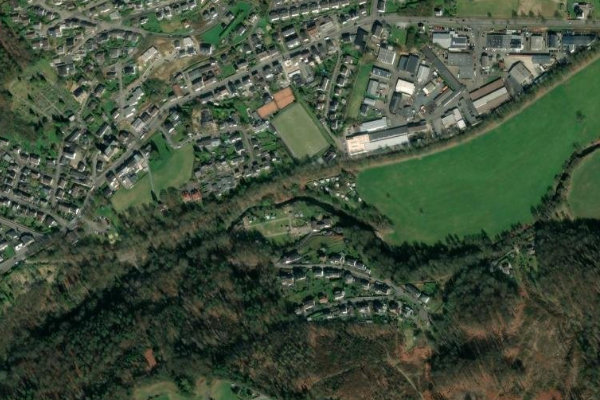 Satellite image of the area around Sülz (Immekeppel)