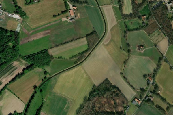 Satellite image of the area around Vechte (Wettringen)