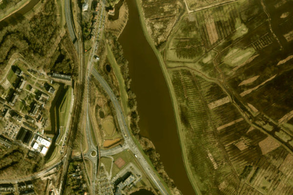 Satellite image of the area around Dommel
