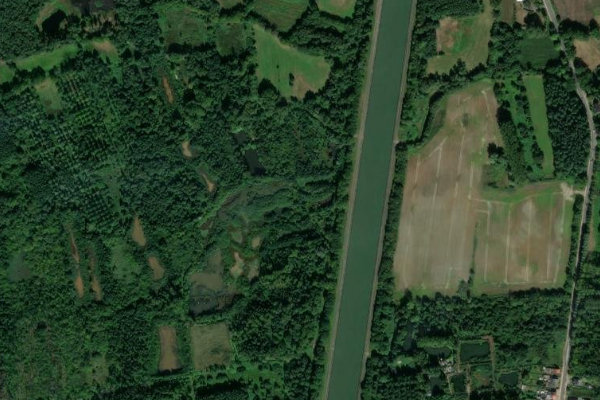 Satellite image of the area around Asbeek (Olmen)