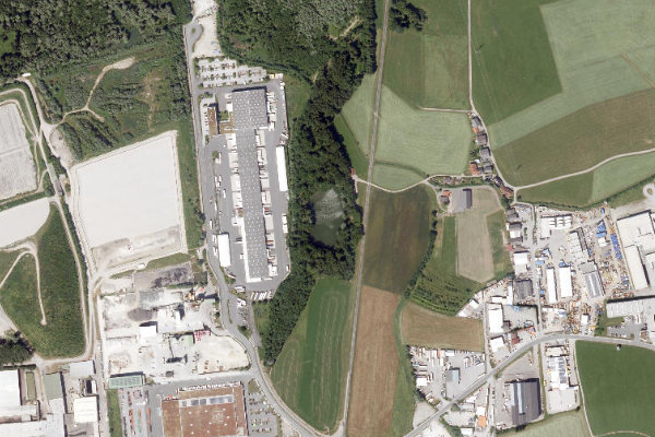 Satellite image of the area around Lebererteich (Freilassing)