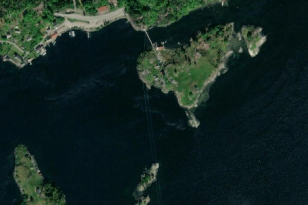 Satellite image of the area around Hetlevika