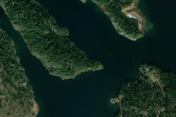 Satellite image of the area around Gutviken