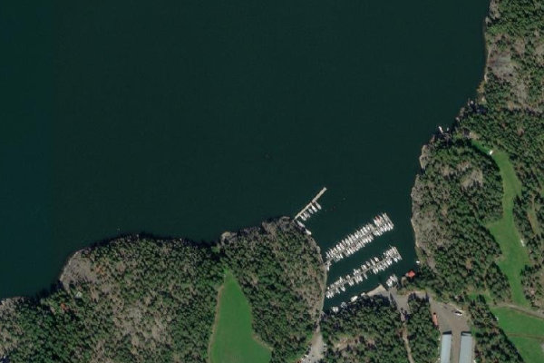 Satellite image of the area around Ajolanranta