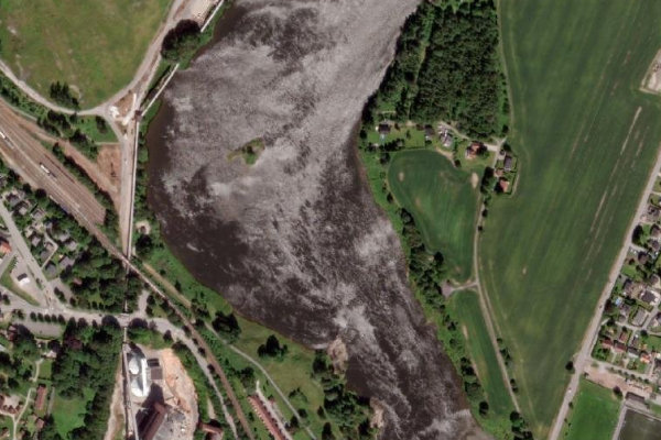 Satellite image of the area around Glomma – Sarpsborg
