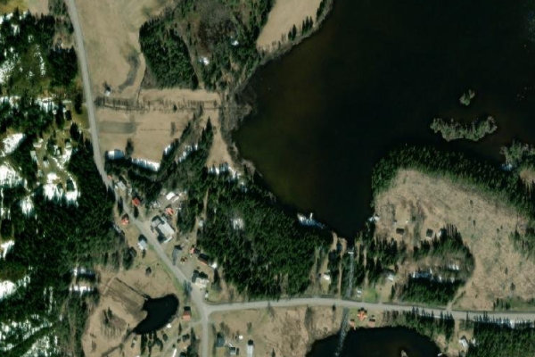 Satellite image of the area around Gysen