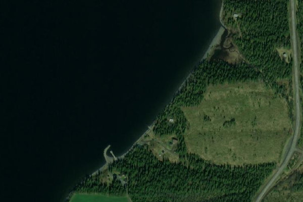 Satellite image of the area around Kallsjön