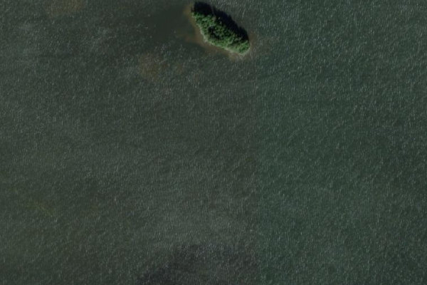Satellite image of the area around Ockesjön